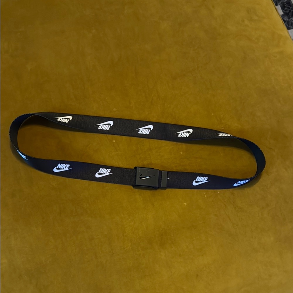 Nike Black Logo Belt